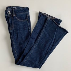 American Eagle Artist Flare Jeans Size 2L